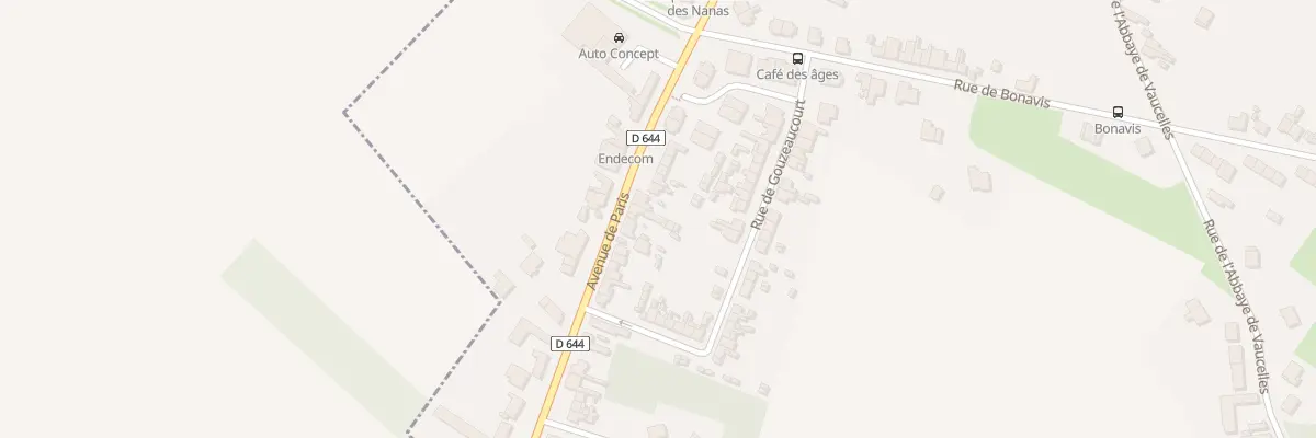 Plan du 1227 Av de Paris à Cambrai