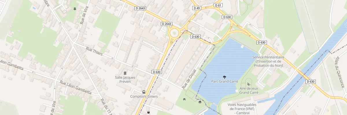 Plan du 80 Rue de Douai à Cambrai