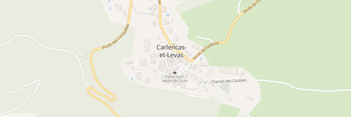 Plan du 5006 Le Village à Carlencas-et-Levas