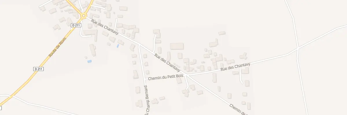 Plan du 19 Rue des Chantavy à Sardon