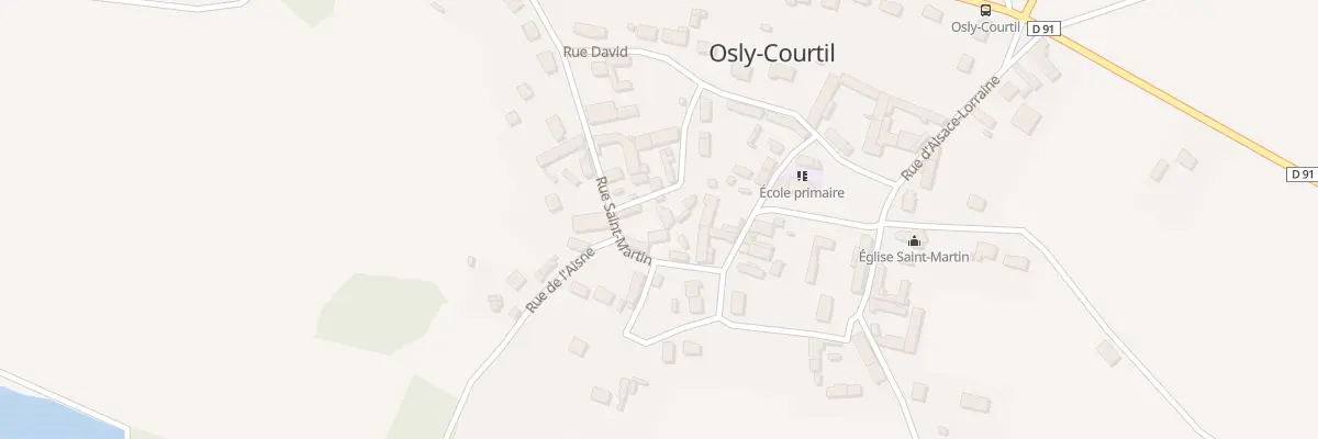 Plan du 9 Rle Durand à Osly-Courtil