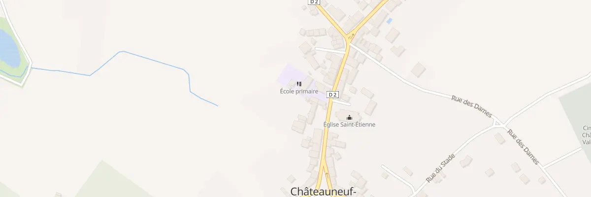 Plan du 19 Gr Grande Rue à Châteauneuf-Val-de-Bargis