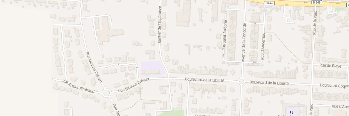 Plan du 72 Bd de la Liberte à Auberchicourt