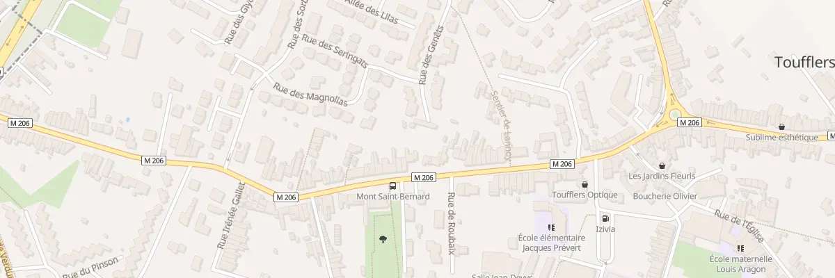 Plan du 54 Rue de Roubaix à Toufflers