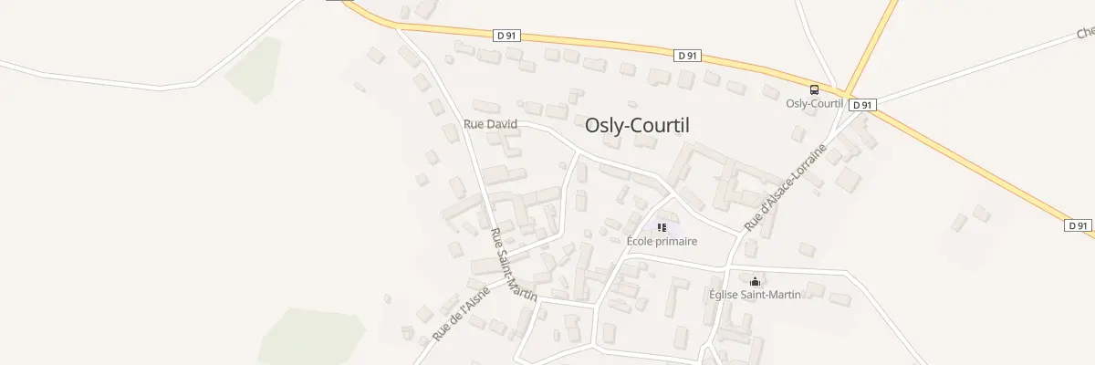 Plan du 2 Rle Durand à Osly-Courtil