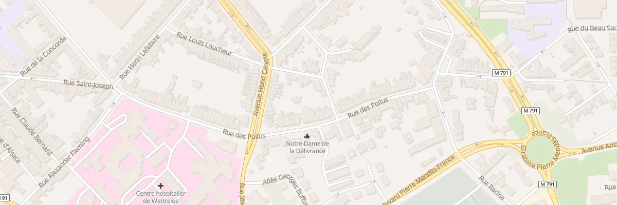 Plan du 103 Rue des Poilus à Wattrelos