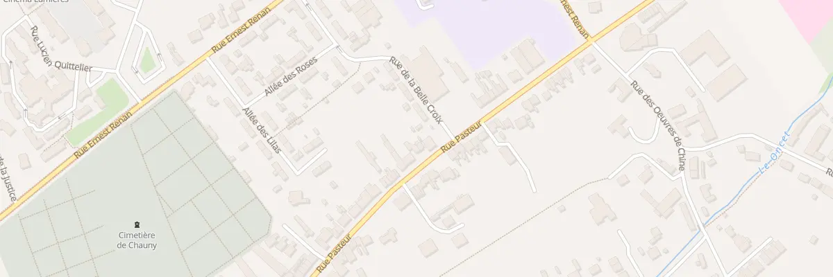Plan du 133 Rue Pasteur à Chauny