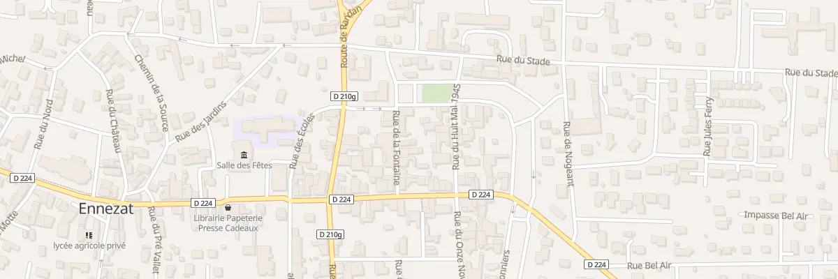 Plan du 8B Rue de la Fontaine à Ennezat