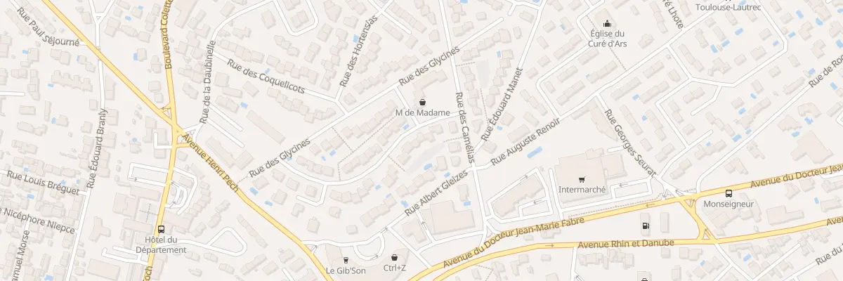 Plan du 5 Rue des Violettes à Béziers