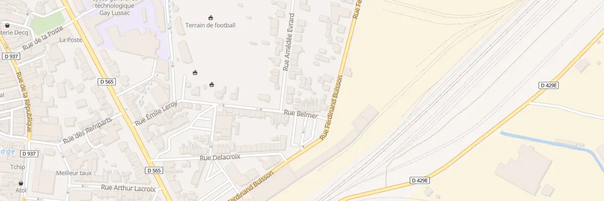 Plan du 25 Rue Belmer à Chauny