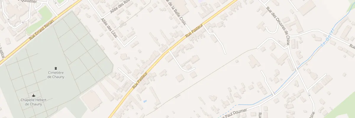 Plan du 138B Rue Pasteur à Chauny