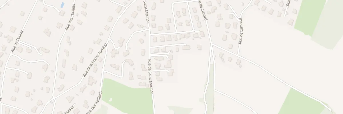 Plan du 15B Rue de St Maurice à Mirefleurs