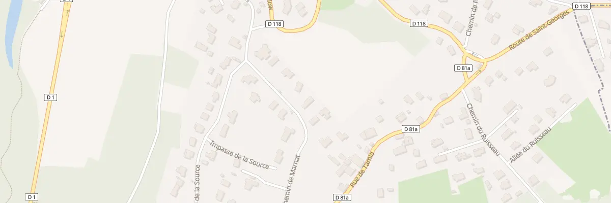 Plan du 26 Che de Marnat à La Roche-Noire