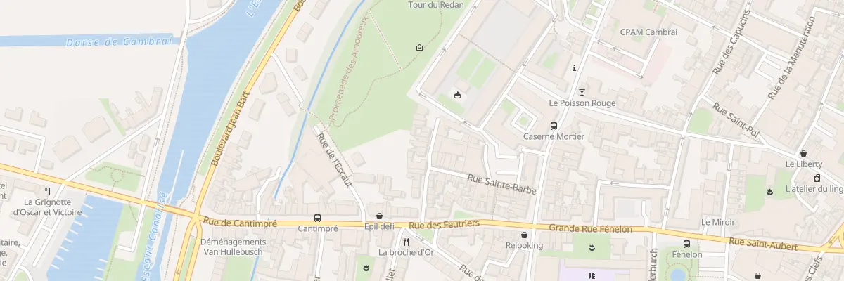 Plan du 19 Rue des Tanneries à Cambrai