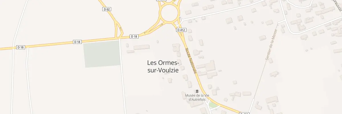 Plan du 4 Rte Nationale aux Ormes-sur-Voulzie