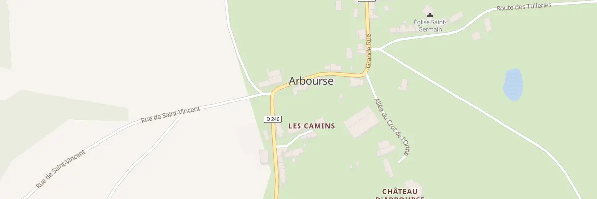 Plan du 37 Grande Rue à Arbourse
