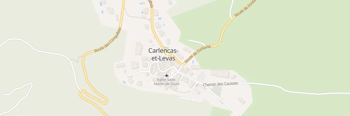 Plan du 5055 Le Village à Carlencas-et-Levas