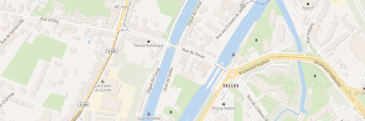 Plan du 4 Quai de Selles à Cambrai