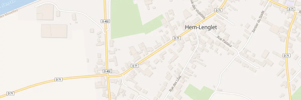 Plan du 17 Rue des Acacias à Hem-Lenglet