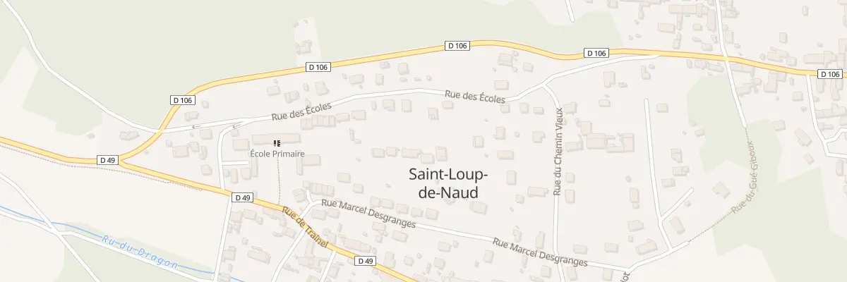 Plan du 14T Rue des Ecoles à Saint-Loup-de-Naud