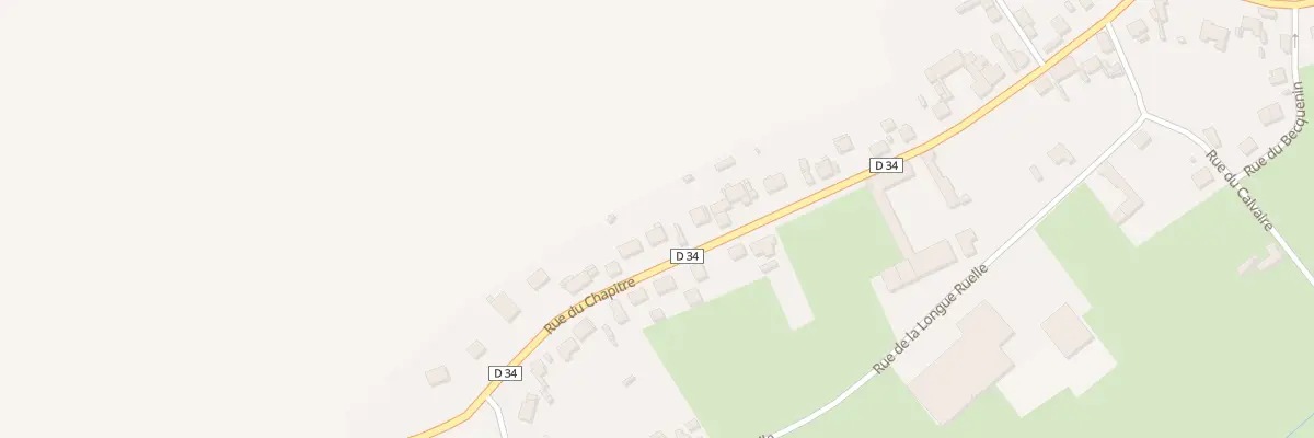 Plan du 34 Rue du Chapitre à Clastres