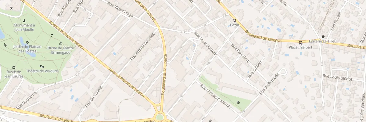 Plan du 6 Rue Commandant Farret à Béziers