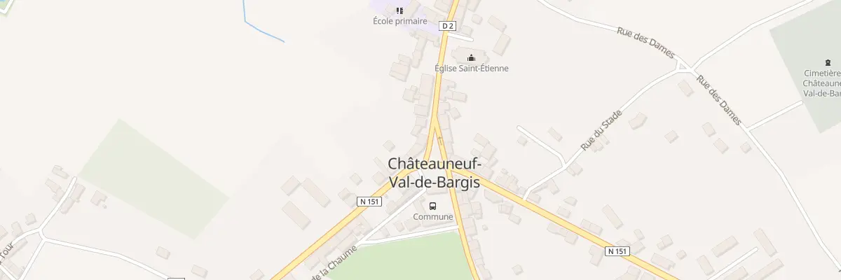 Plan du 6 Pl du Colonel Roche à Châteauneuf-Val-de-Bargis