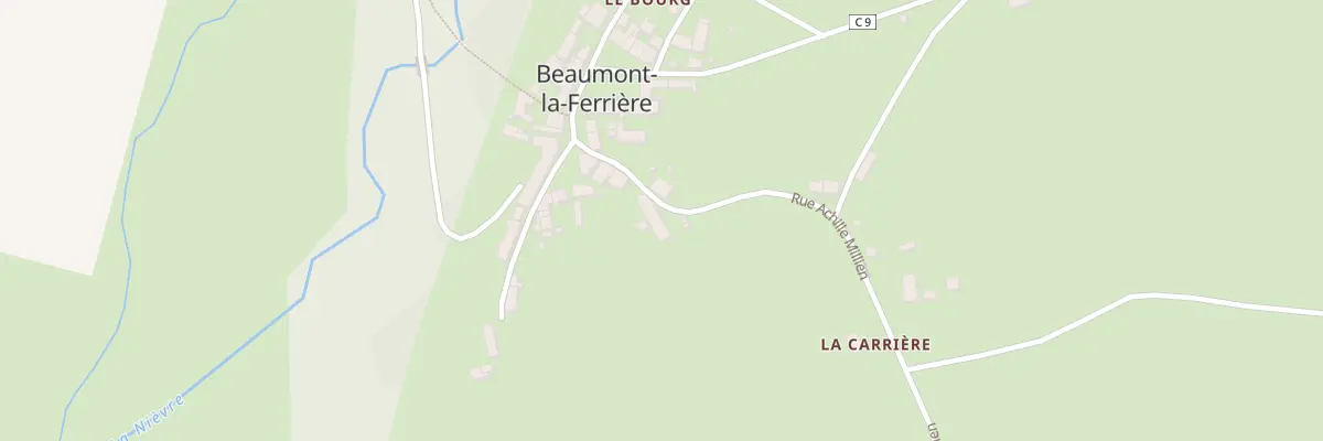 Plan du 9 Bois de l’Allee à Beaumont-la-Ferrière