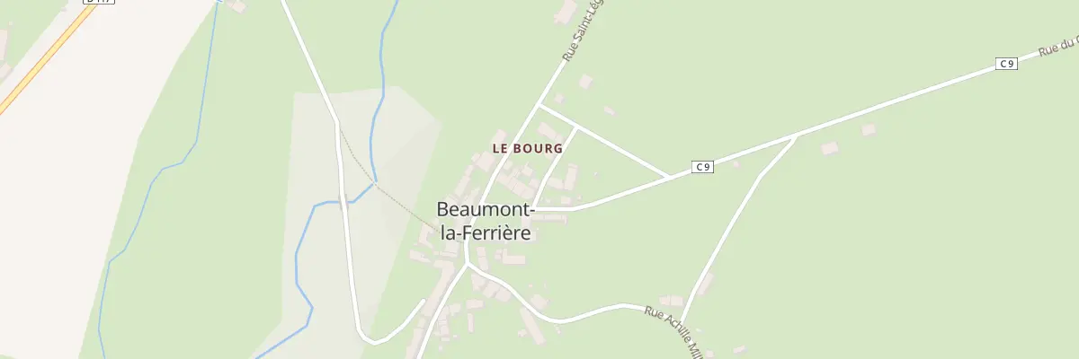 Plan du 35 Le Bourg à Beaumont-la-Ferrière