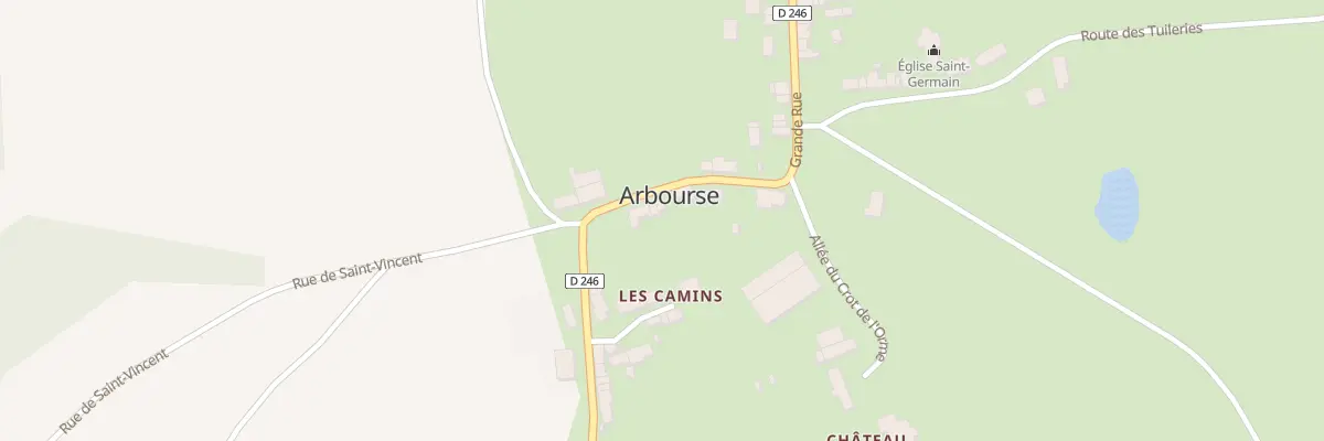 Plan du 35 Grande Rue à Arbourse