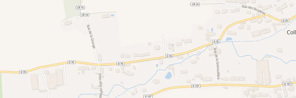 Plan du 24 Rue de la Mal Ecluse à Collemiers