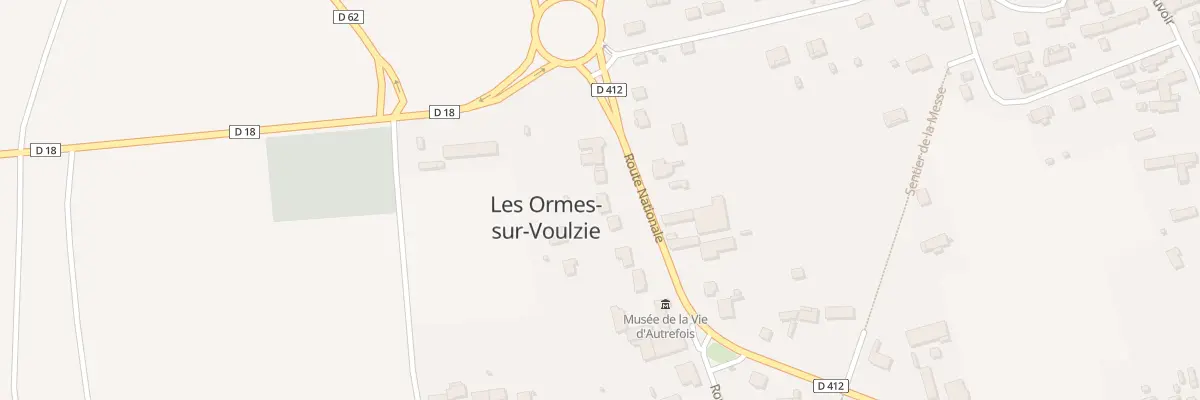 Plan du 6 Rte Nationale aux Ormes-sur-Voulzie