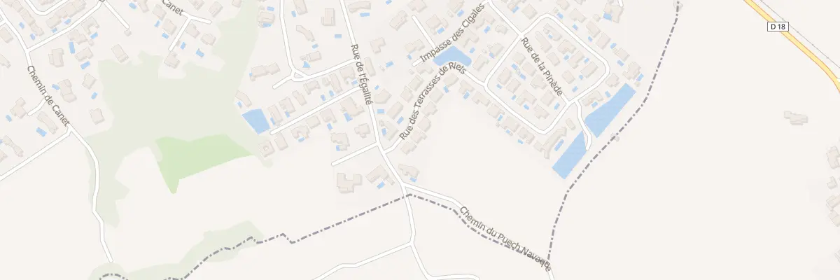 Plan du 9 Rue des Terrasses de Riels à Magalas