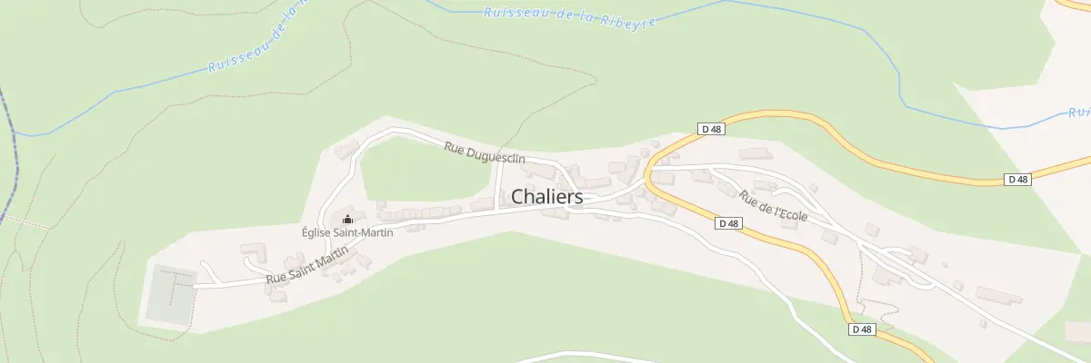 Plan du 5017 Le Bourg à Chaliers