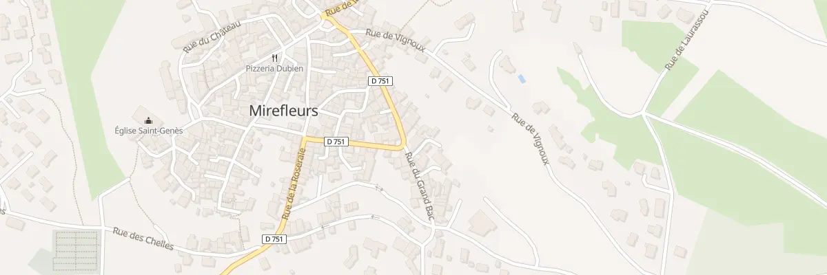 Plan du 21 Rue des Aires à Mirefleurs