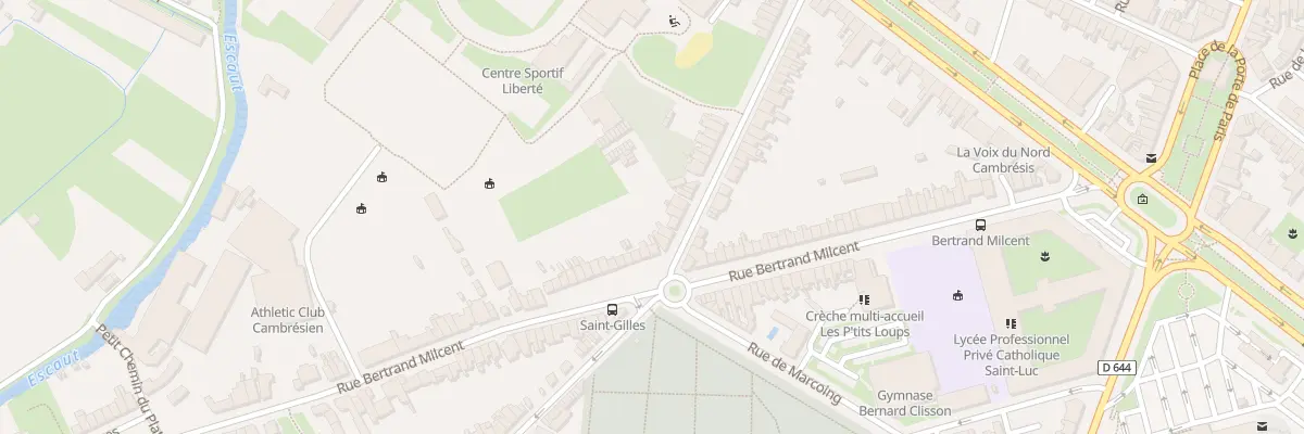 Plan du 36 Rue de Châteaudun à Cambrai