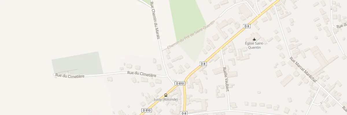 Plan du 3 Rue Chemin du Marais à Jussy