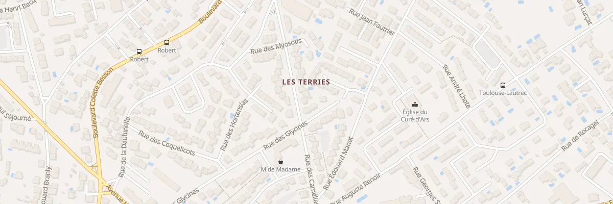 Plan du 16 Rue des Camélias à Béziers