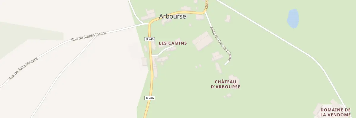 Plan du 3 Cour des Camins à Arbourse