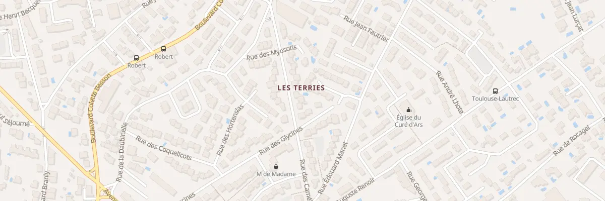 Plan du 18 Rue des Camélias à Béziers