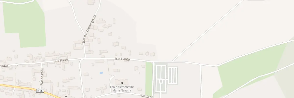 Plan du 51 Rue Haute à Nailly