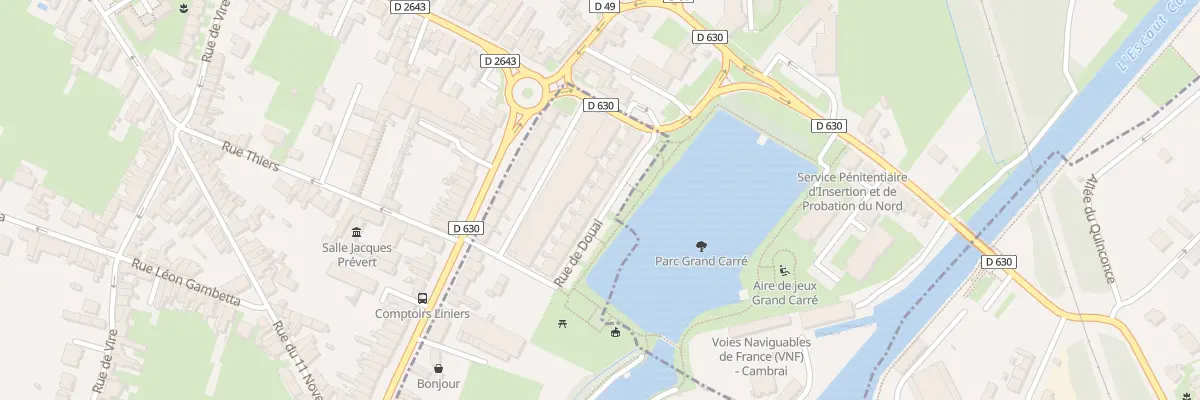 Plan du 102 Rue de Douai à Cambrai