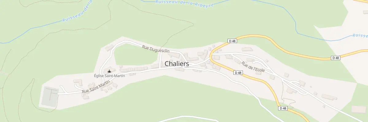 Plan du 5018 Le Bourg à Chaliers