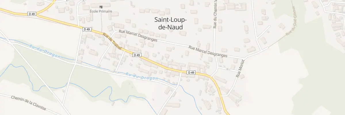 Plan du 21 Rue de Trainel à Saint-Loup-de-Naud