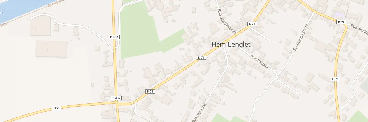 Plan du 21 Rue des Acacias à Hem-Lenglet