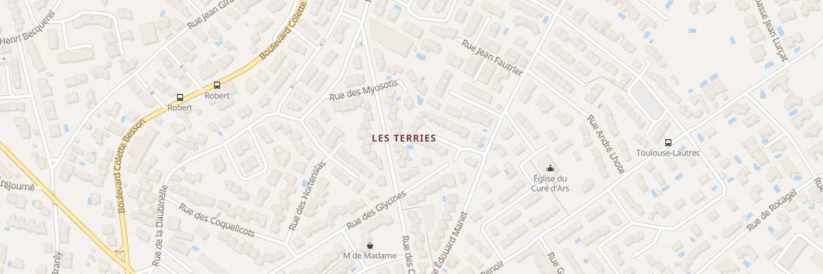 Plan du 7 Imp des Glaïeuls à Béziers