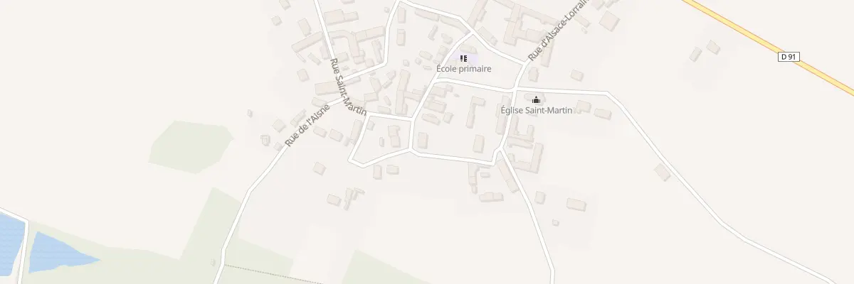 Plan du 1 Rue des Jardins à Osly-Courtil