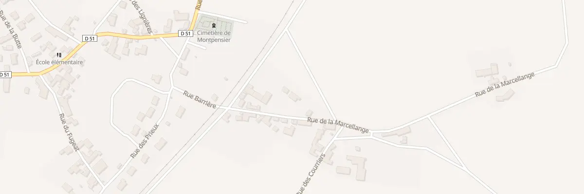 Plan du 6 Rue de la Marcellange à Montpensier