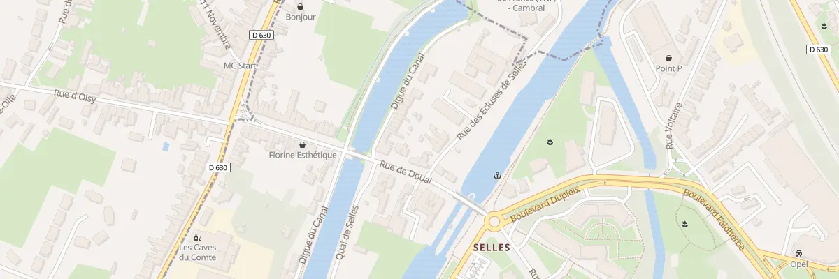 Plan du 4 Rue de Douai à Cambrai