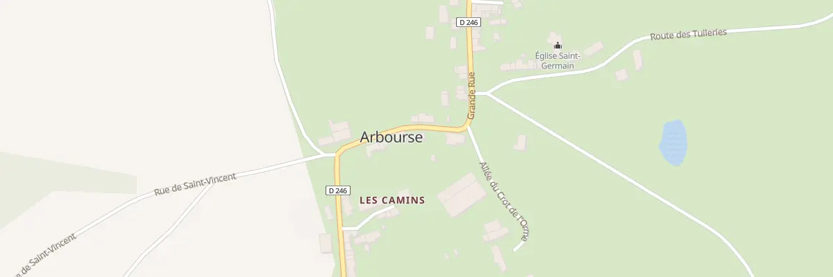 Plan du 31 Grande Rue à Arbourse
